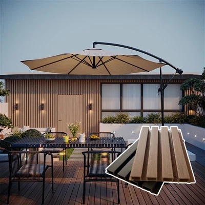 Eco - sertificēts ASA sienas panelis ārpus telpām